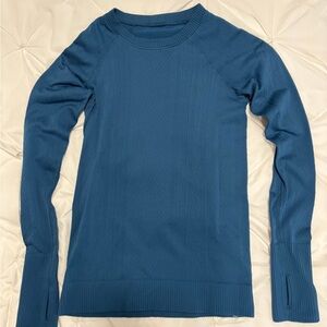lululemon athletica Blue Long Sleeve Top